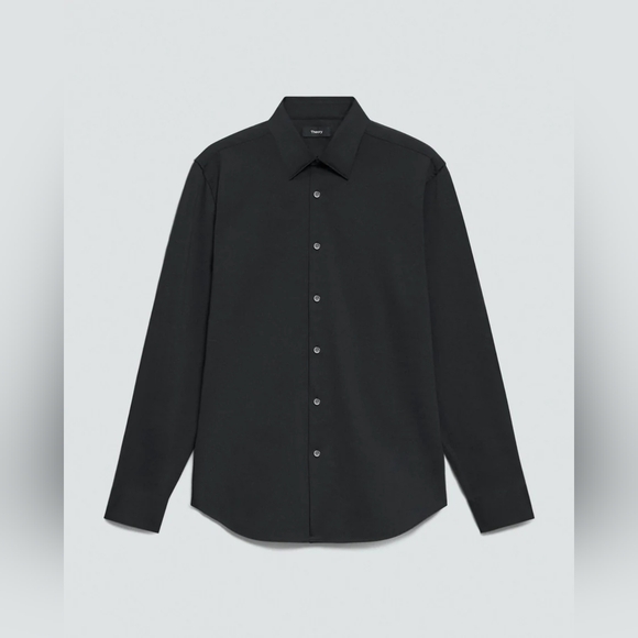 THEORY Men's Sylvain Shirt in Structure Knit - Picture 2 of 4